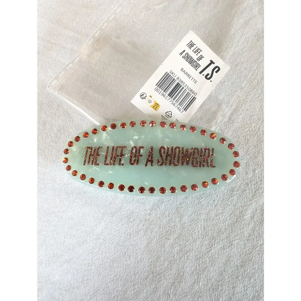 Taylor Swift The Life Of A Showgirl Barrette Hair Clip Accessory